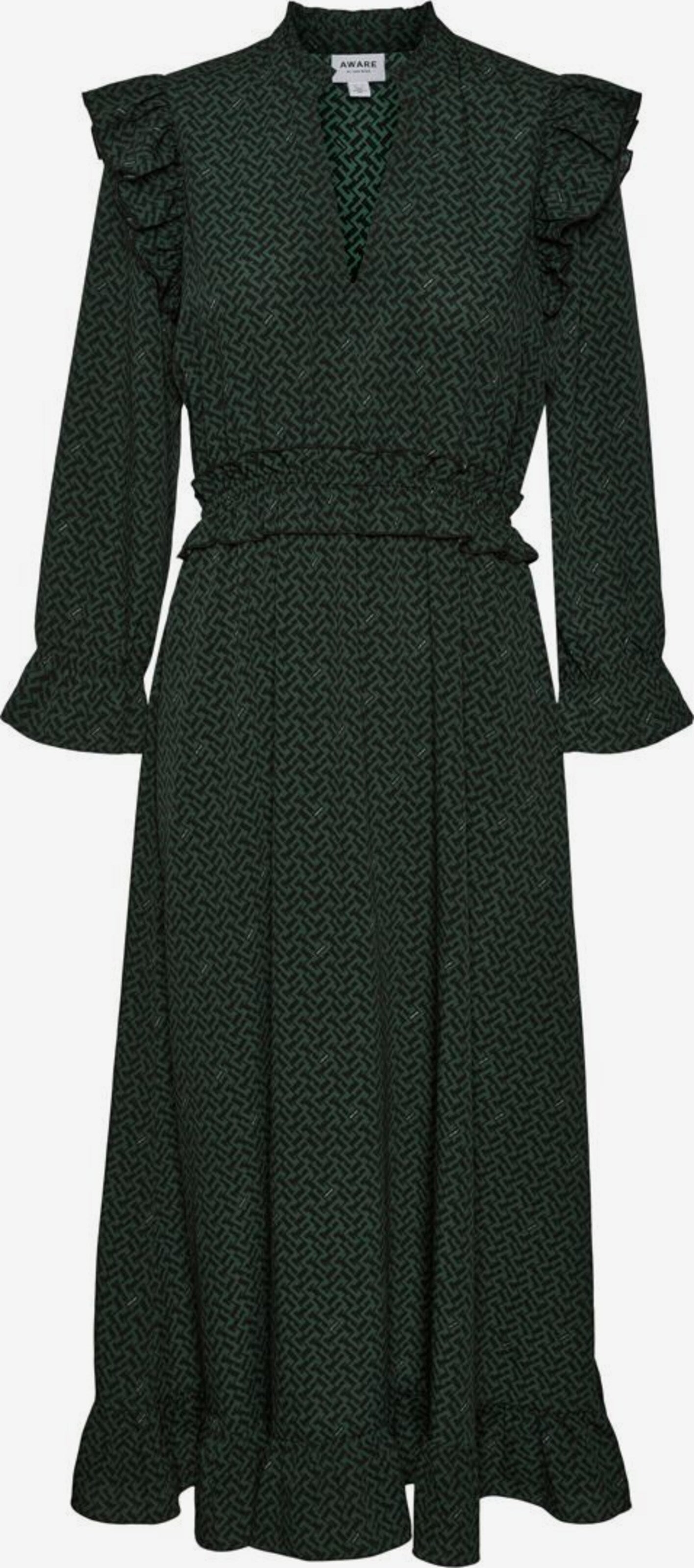 Vero Moda Midi Jurken Jurk Vienna Dames Groen