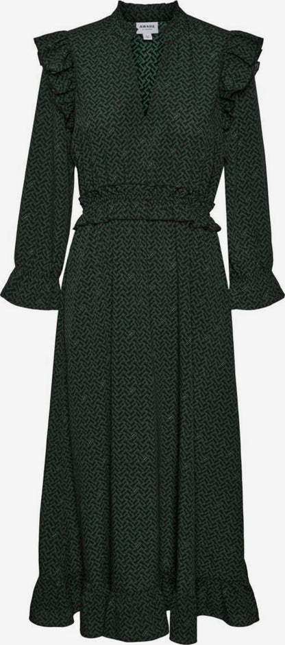 Vero Moda Midi Jurken Jurk Vienna Dames Groen