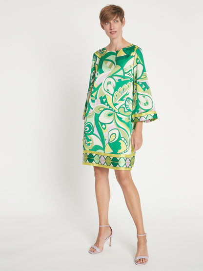 Ana Alcazar Mini Jurken Jurk Lewa Dames Groen / Olijfgroen / Riet
