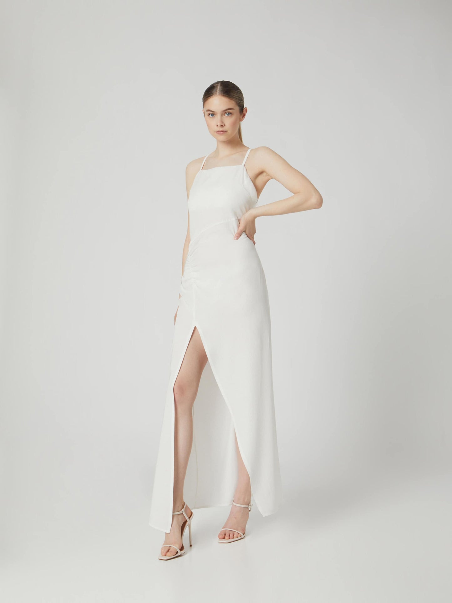  Avondjurken Avondjurk Louisa Dames Offwhite