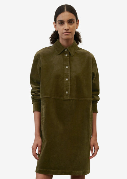 Marc O'Polo DENIM Blousejurken Blousejurk Dames Olijfgroen