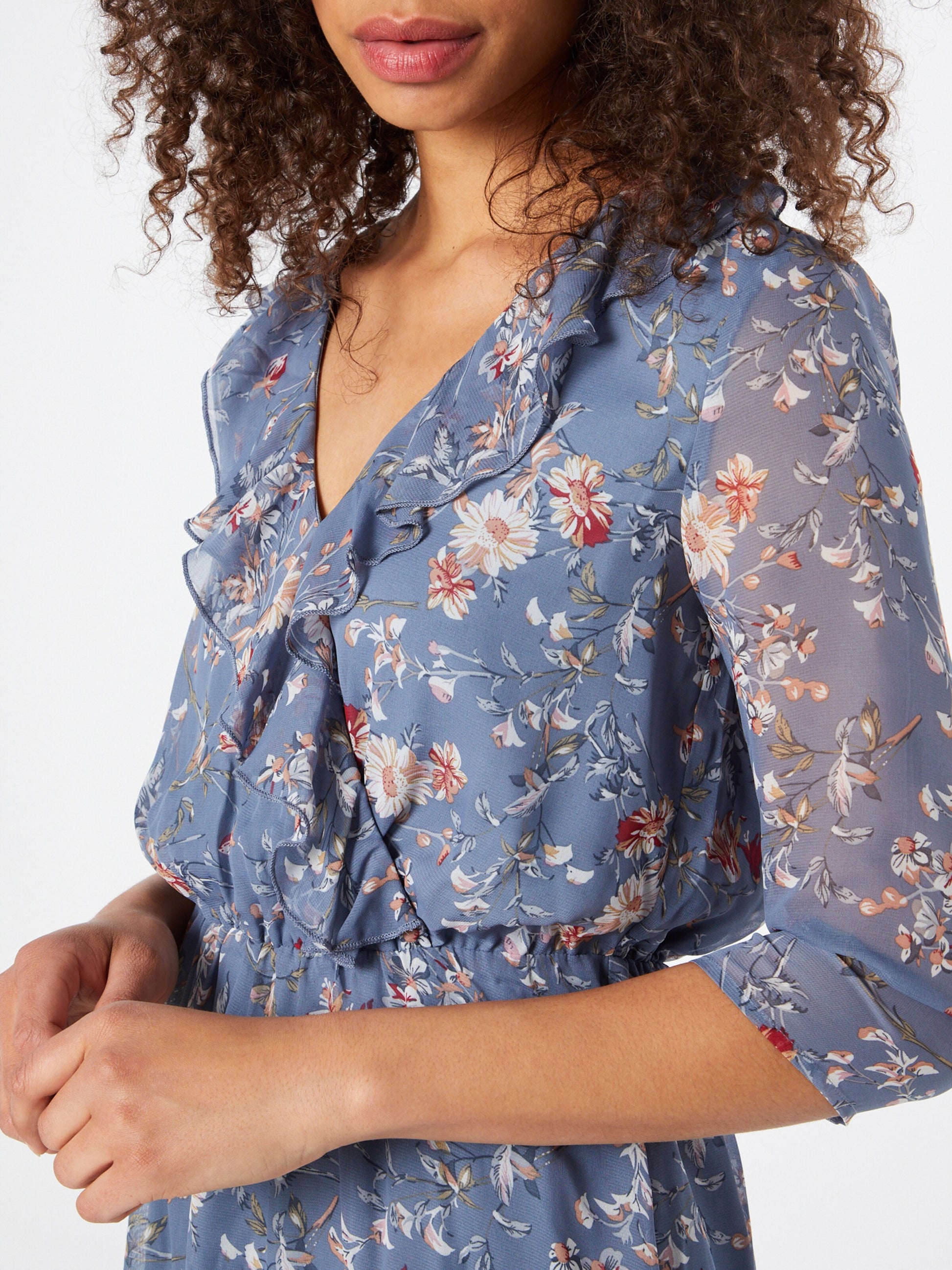 About You Mini Jurken Jurk Levke Dames Smoky Blue