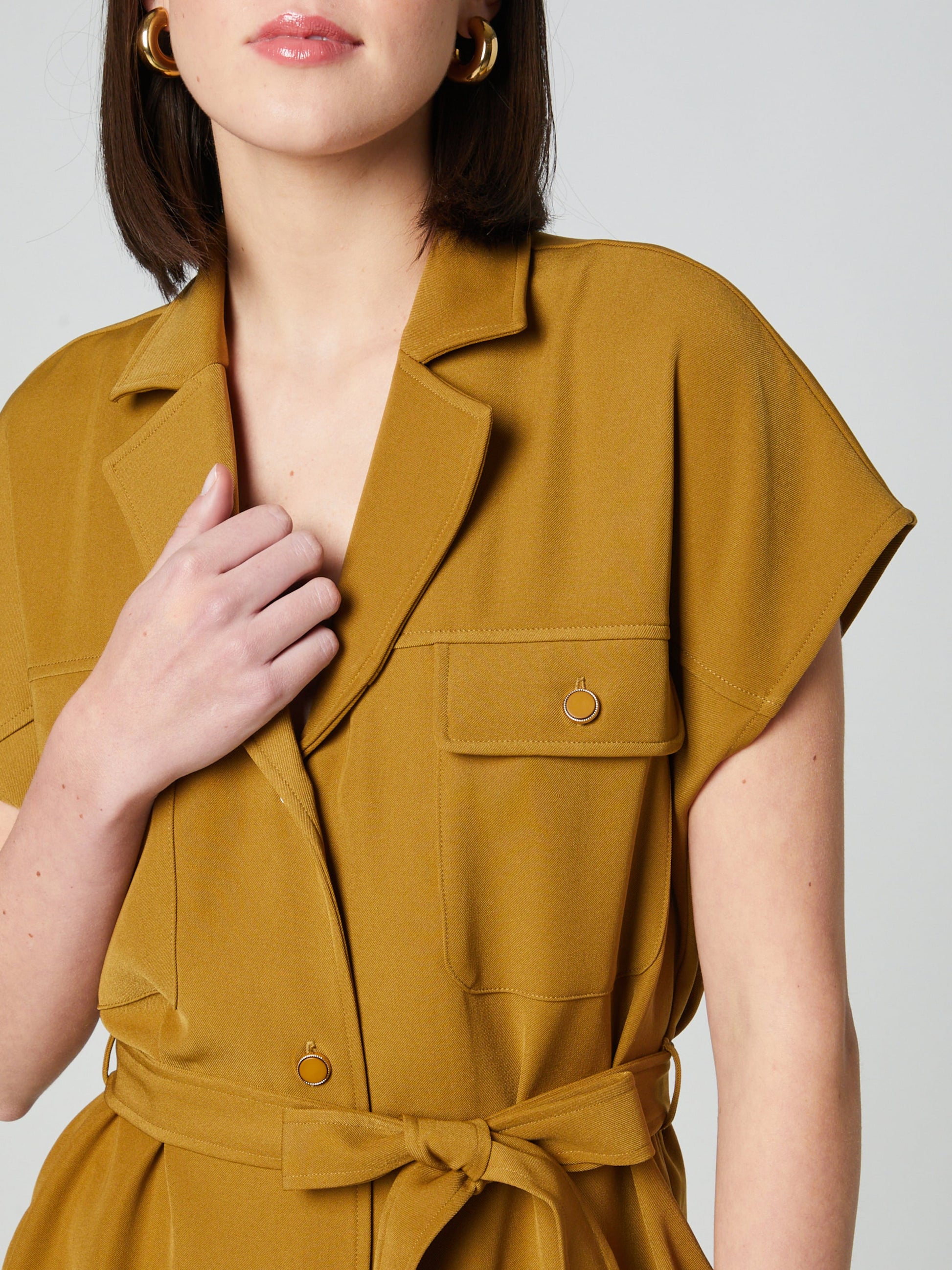  Blousejurken Blousejurk Phyllis Dames Bruin