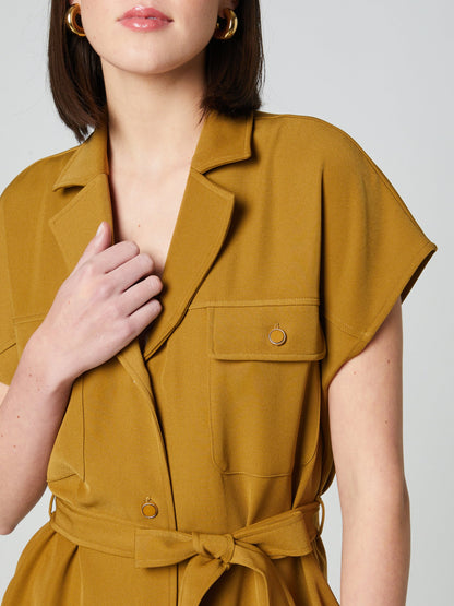  Blousejurken Blousejurk Phyllis Dames Bruin