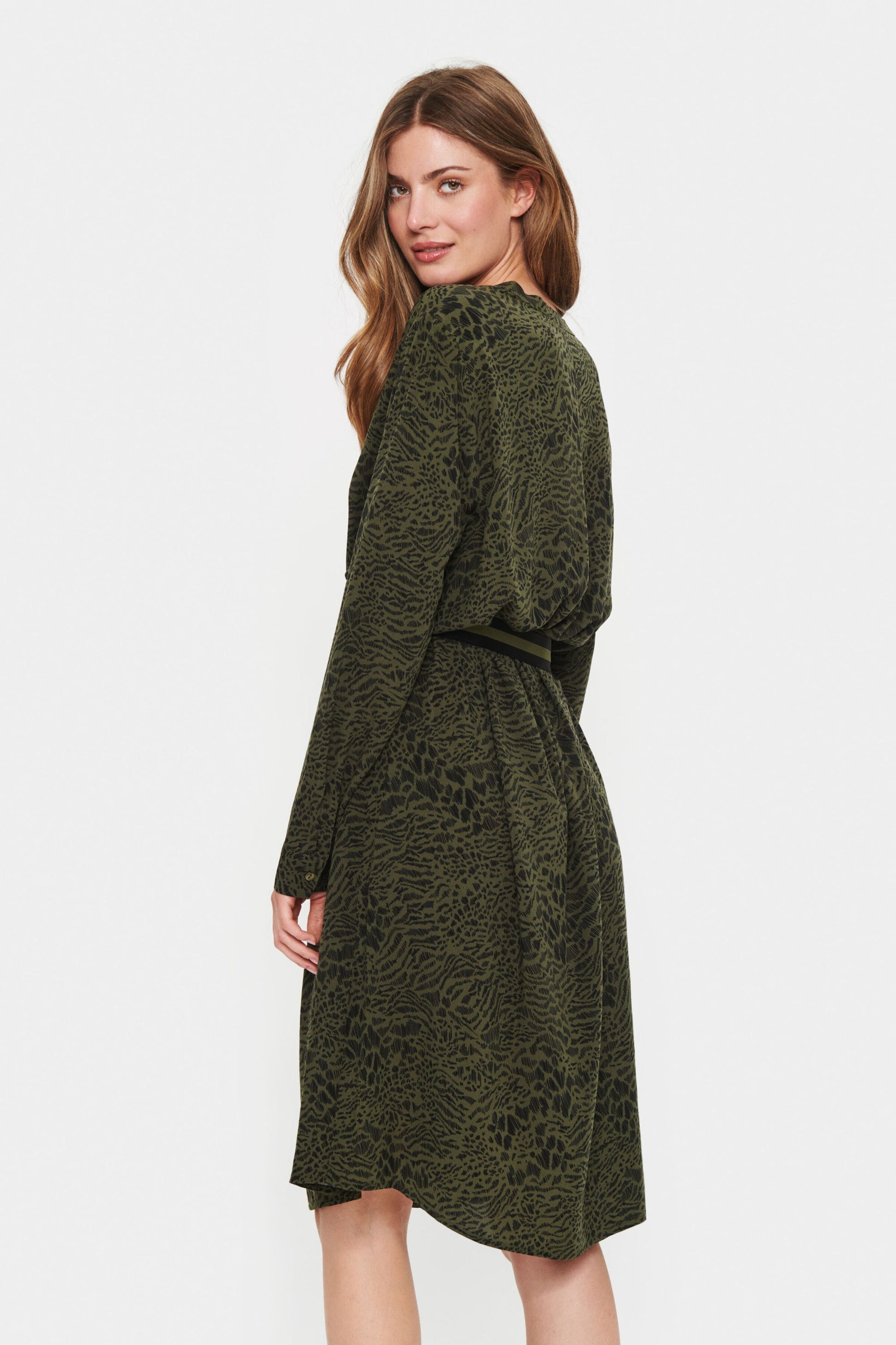 Saint Tropez Blousejurken Blousejurk PalaviSZ Dames Groen