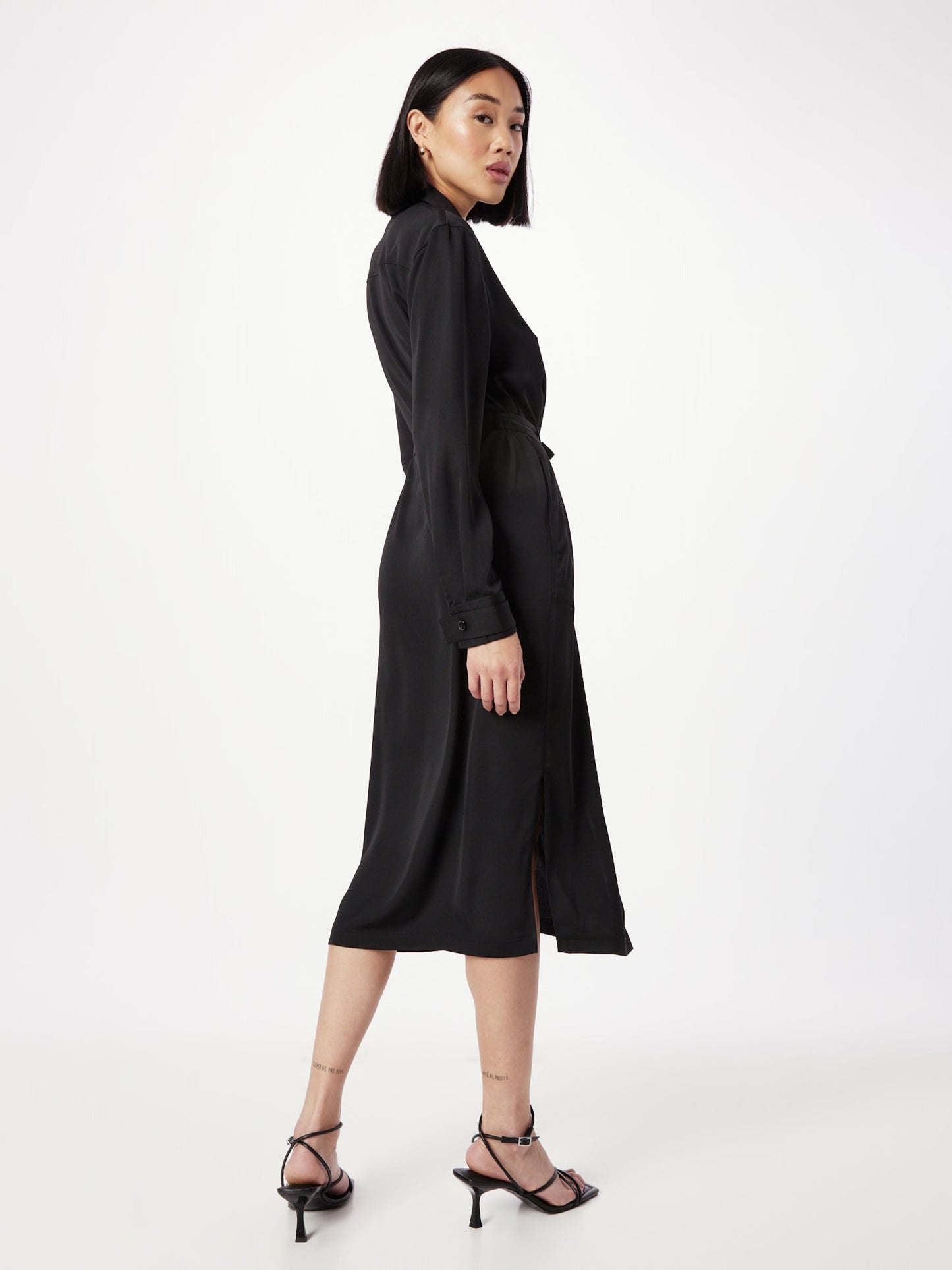 Calvin Klein Blousejurken Blousejurk UTILITY Dames Zwart