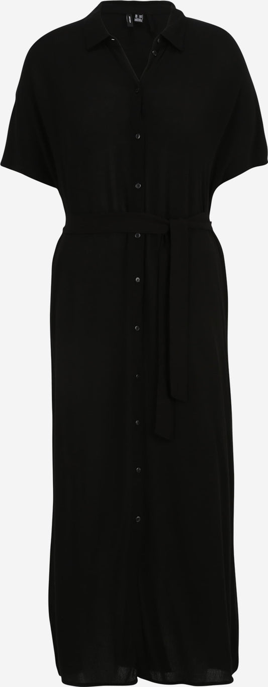 Vero Moda Tall Blousejurken Blousejurk Menny Dames Zwart