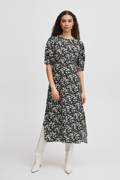 B.young Maxi Jurken Jurk Byibano Dames Zwart / Wit