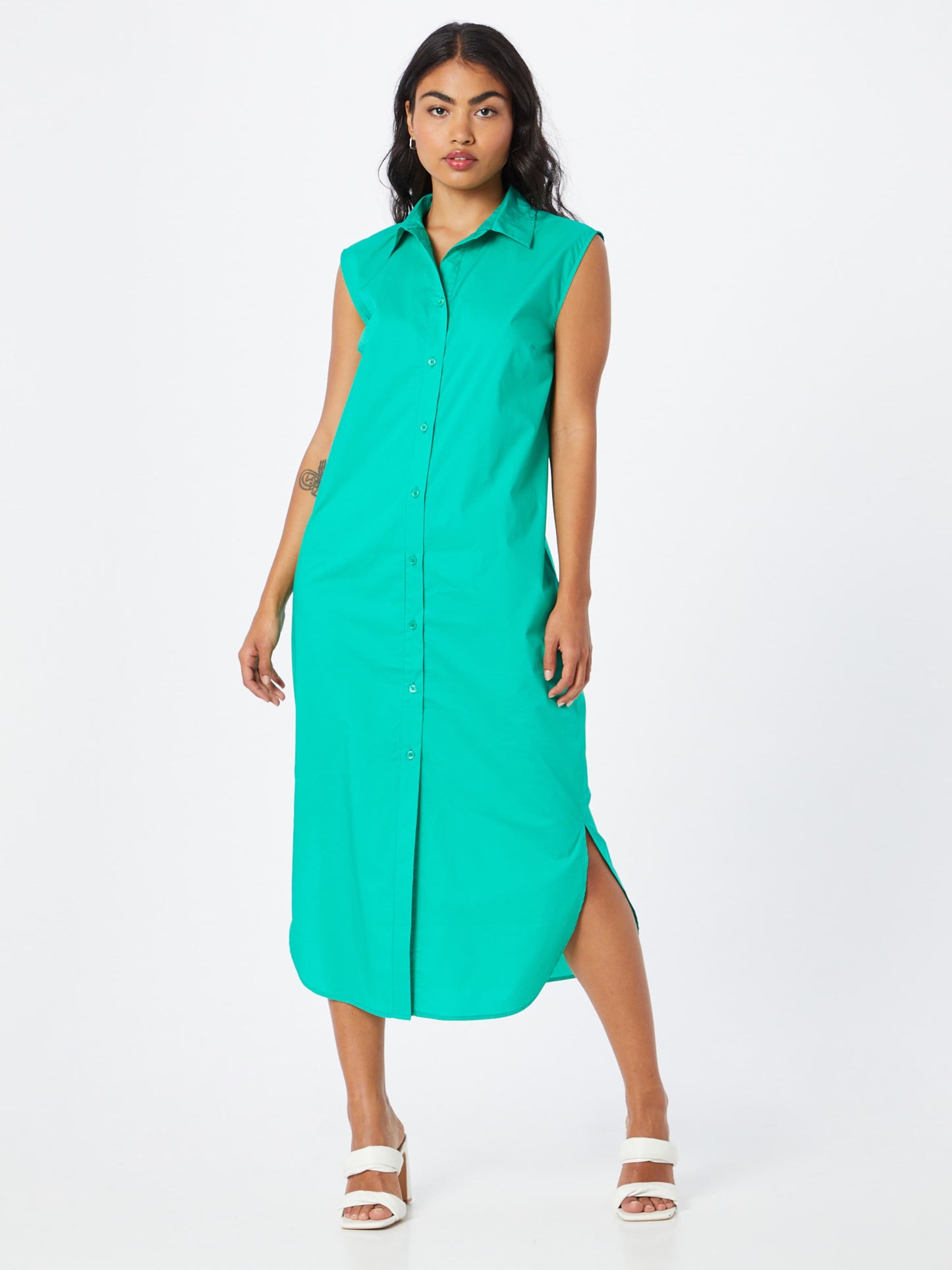 Minimum Blousejurken Blousejurk Zasia Dames Limoen