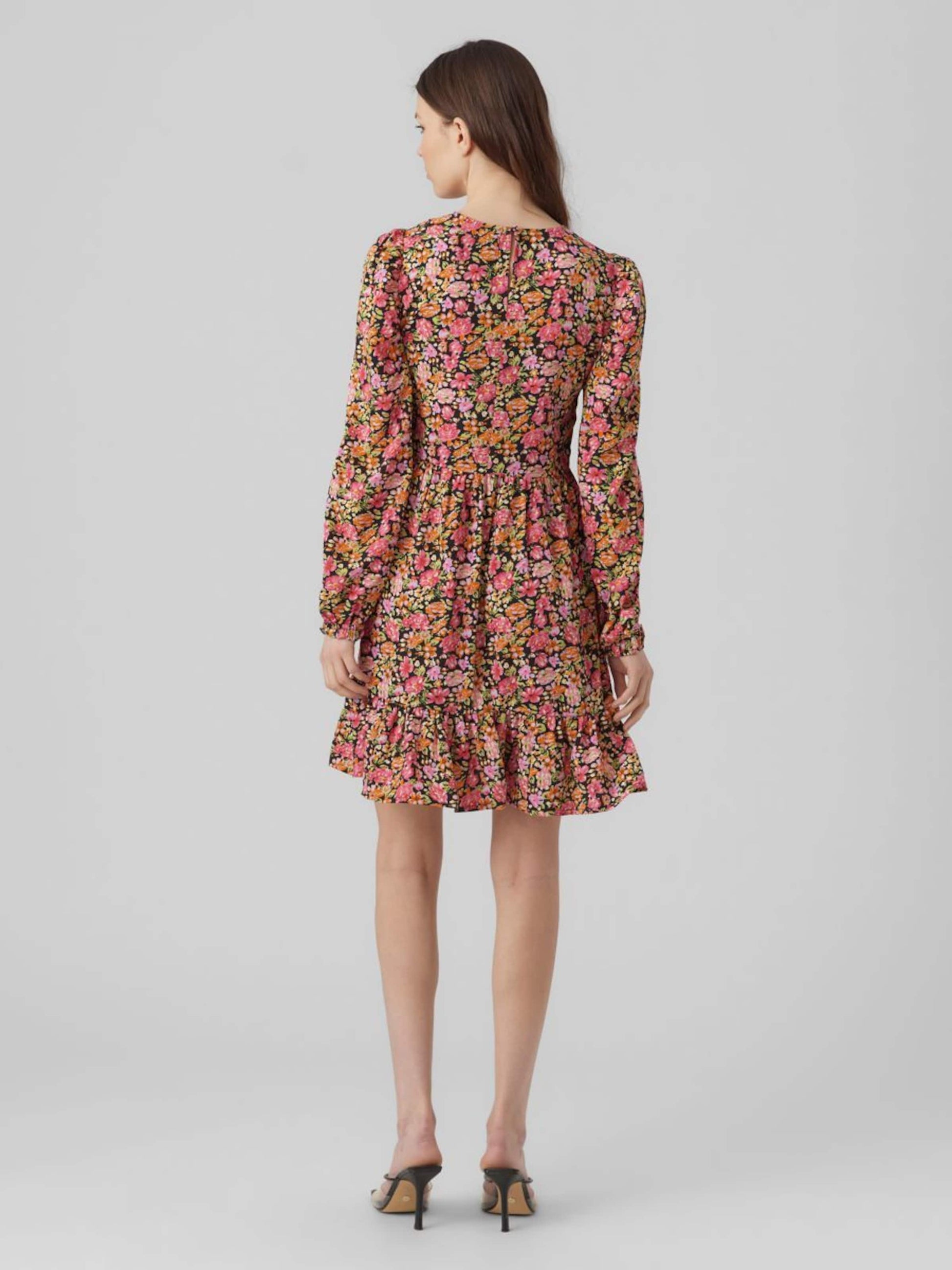 Vero Moda Mini Jurken Jurk MIA Dames Zwart