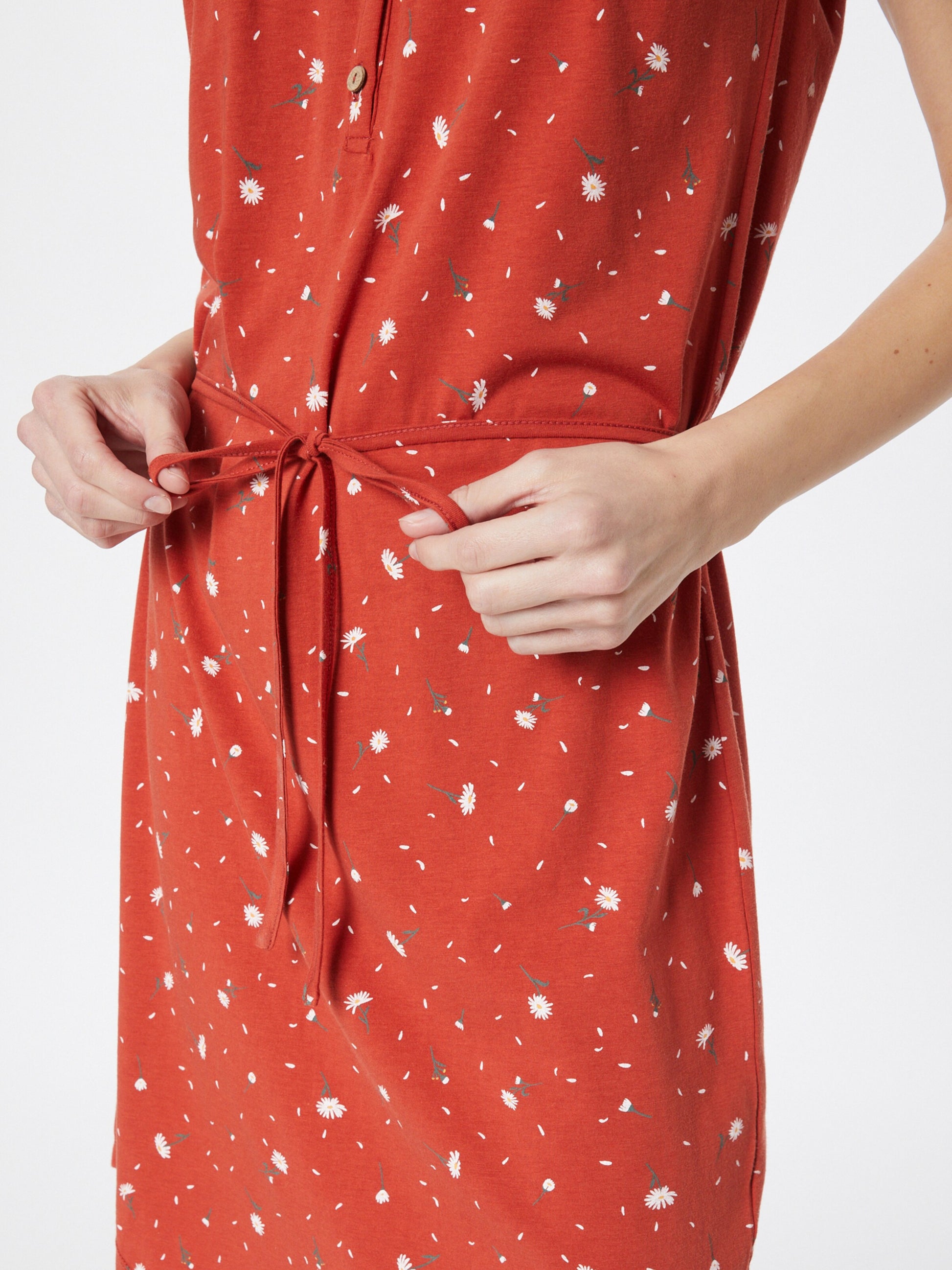 Ragwear Zomerjurken Zomerjurk ZOFKA Dames Oranjerood