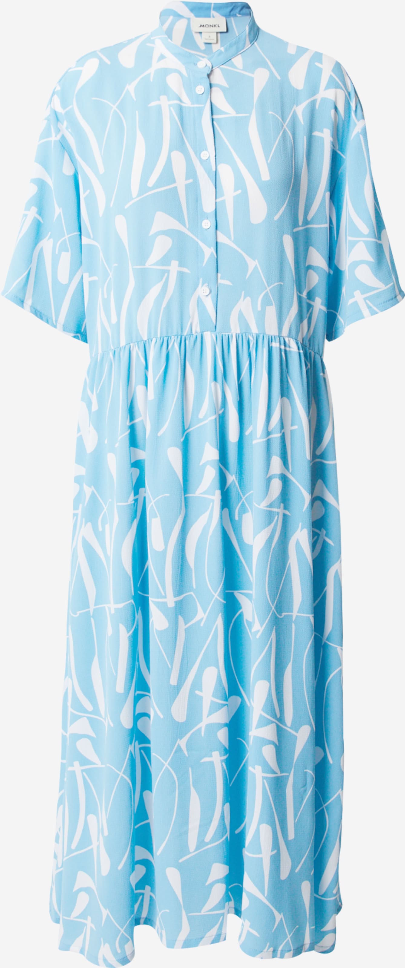 Monki Blousejurken Blousejurk Dames Lichtblauw