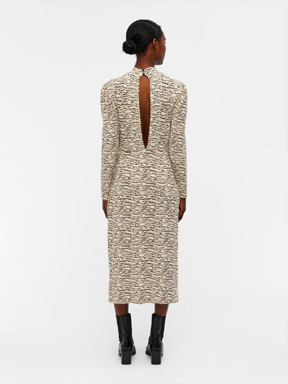 Object Maxi Jurken Jurk Anika Dames Beige / Crème