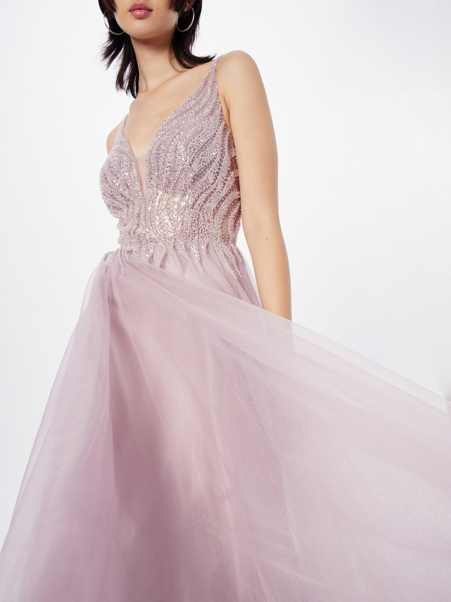 SWING Avondjurken Avondjurk Dames Mauve