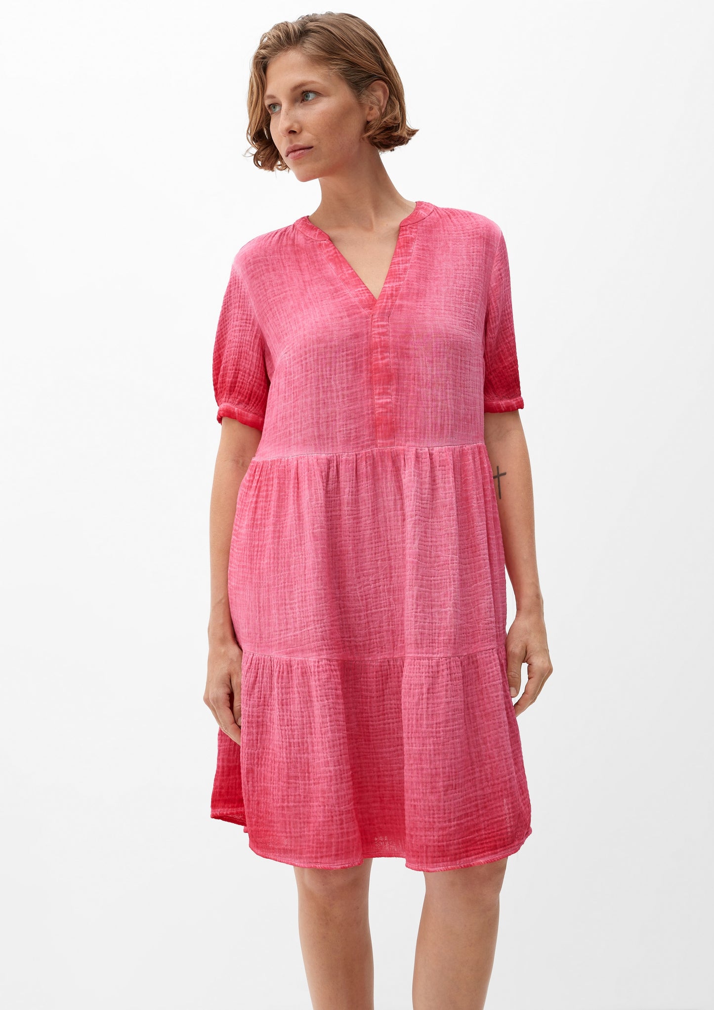 S.Oliver Blousejurken Blousejurk Dames Magenta