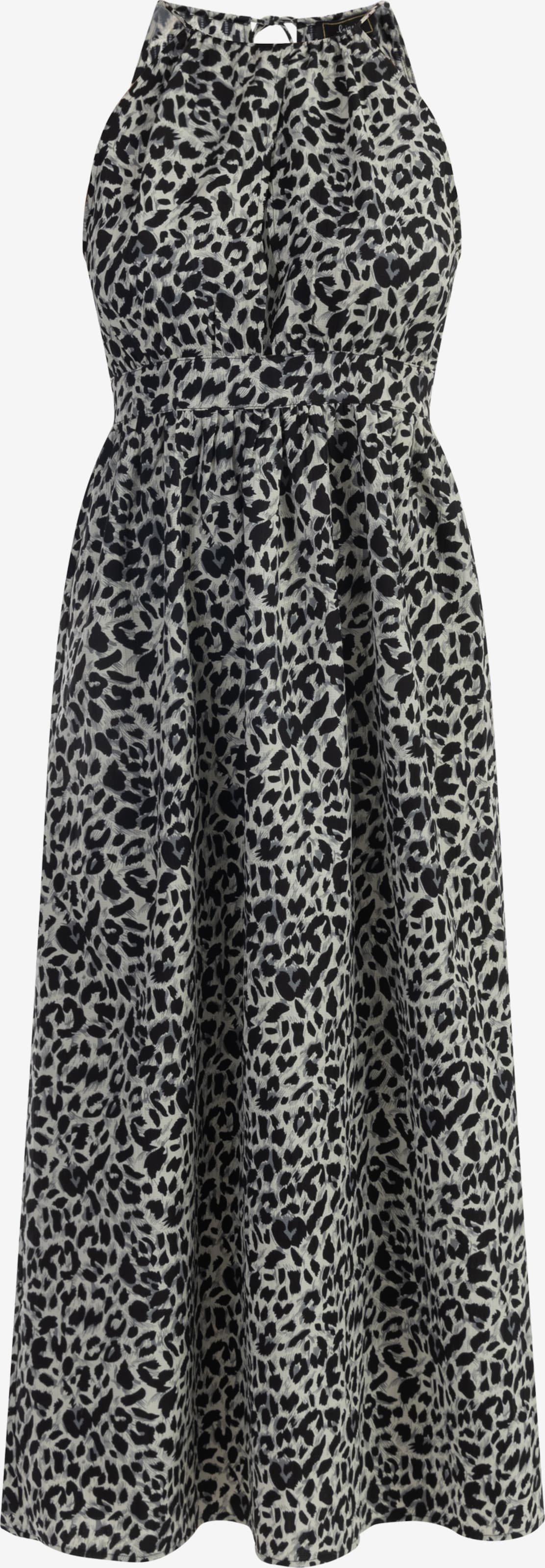Faina Midi Jurken Jurk Dames Grijs / Lichtgrijs
