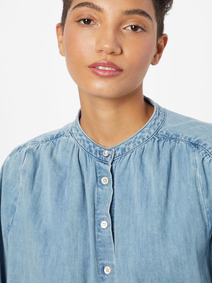 Replay Blousejurken Blousejurk Dames Blauw